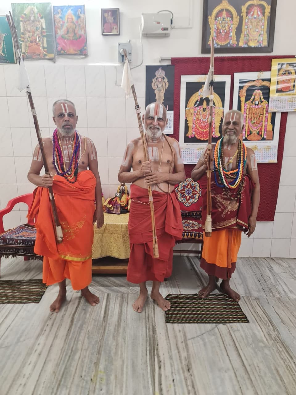 Swami with Tirumala Jeeyar Swamis
