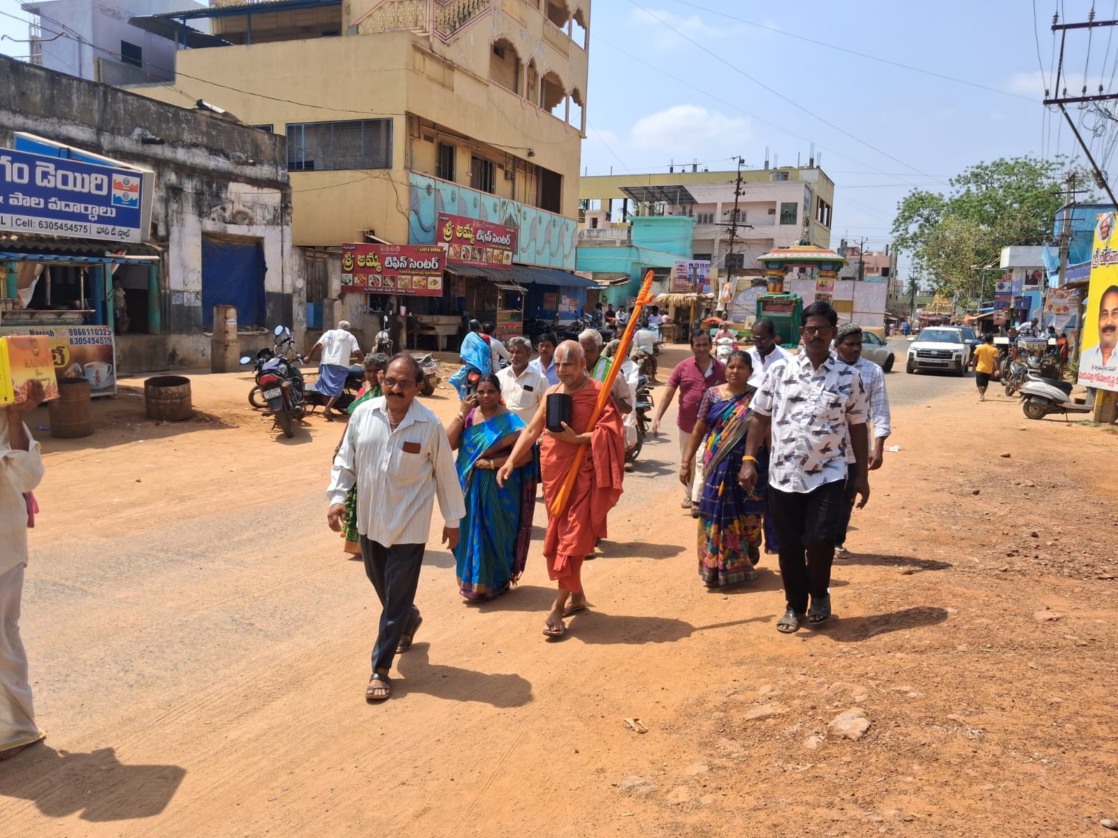 Devotees in Procession